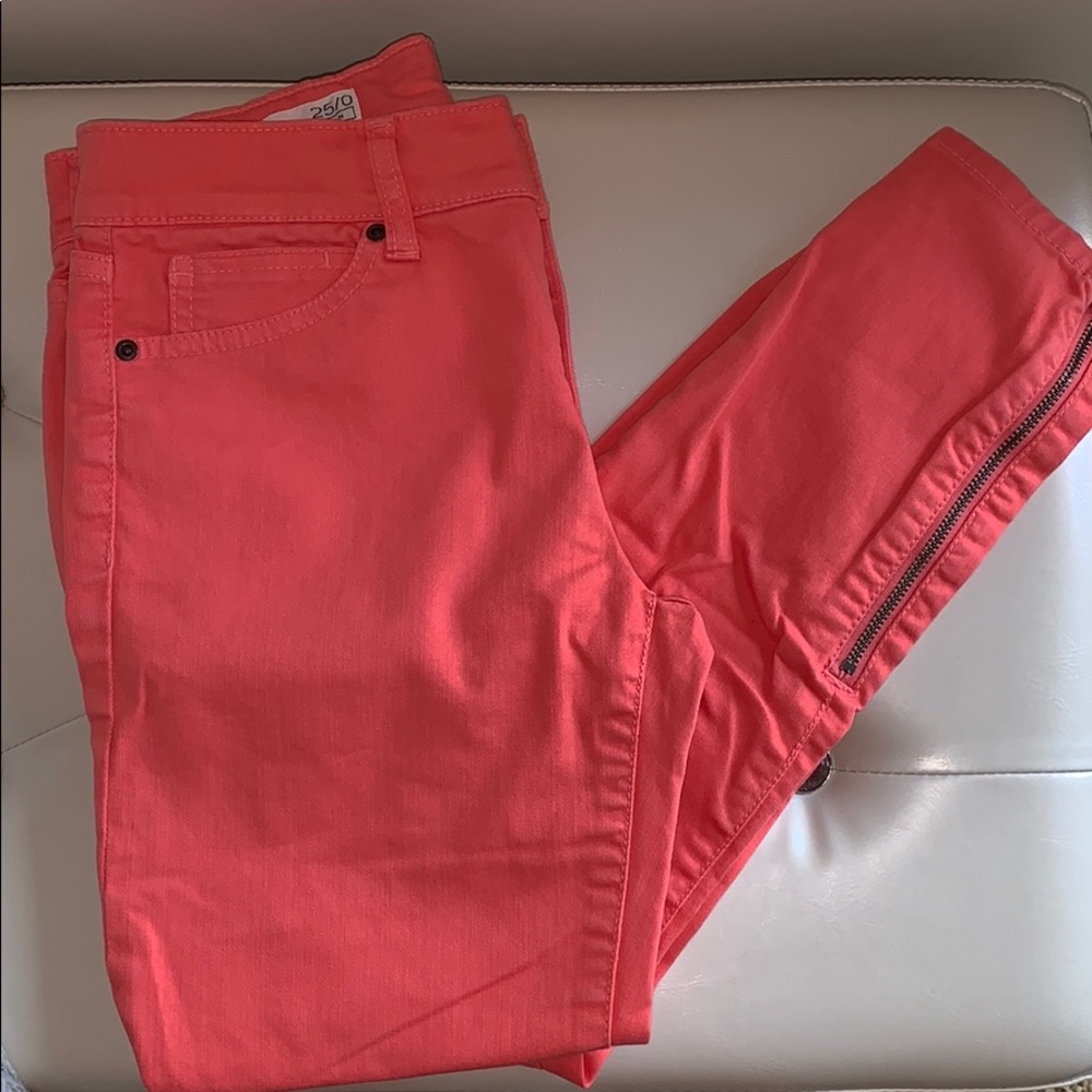Gap 1969 legging jeans (coral)